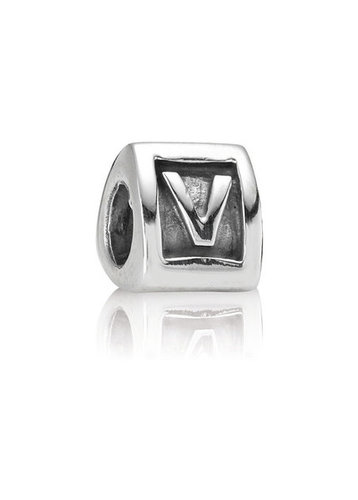 Pandora Buchstabe „V“ .Element aus Silber 790323V