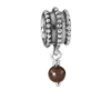 Pandora Anhänger - Schwarze Perle. Element aus Sterling Silber.790132BP