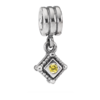 Pandora Anhänger - Gelber Zirkonia. Element aus Sterling Silber.790254YCZ