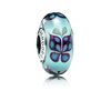 Pandora Murano Glas mit Silber - Hellblauer Schmetterling 791622