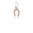 PANDORA Charm Horseshoe - Luck rose gold dangle 791356CZ