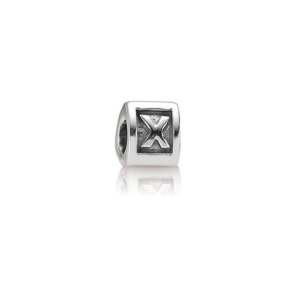 Pandora Buchstabe „X“ .Element aus Silber 790323X