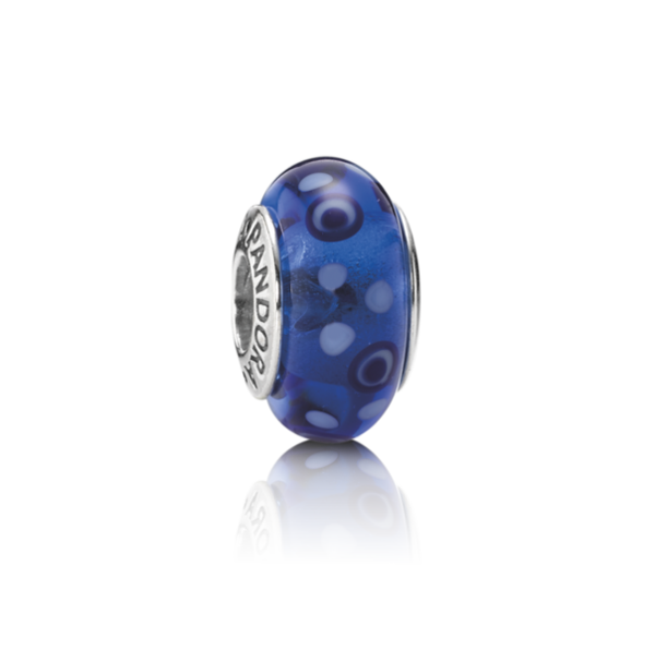 Pandora Murano Glas Charm, Element aus Silber 790695