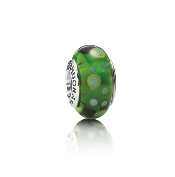 Pandora Murano Glas Charm, Element aus Silber 790696