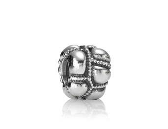 Pandora Kugel mit Blasen, Element aus Silber 790401