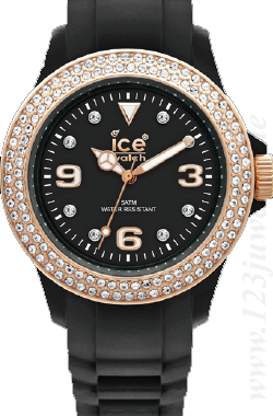 Ice Watch – Stone-Sili, schwarz mit Gold, ST.BK.S.S.09