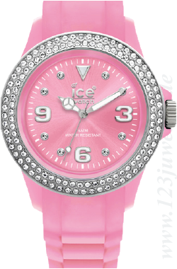 Ice Watch – Stone-Sili, rosa mit Silber, ST.PS.0.S.09