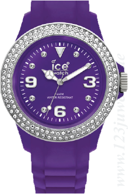 Ice Watch – Stone-Sili, violett mit Silber, ST.PSD.0.S.09