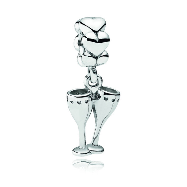 Pandora Element aus Silber - Champagnergläser - 791150
