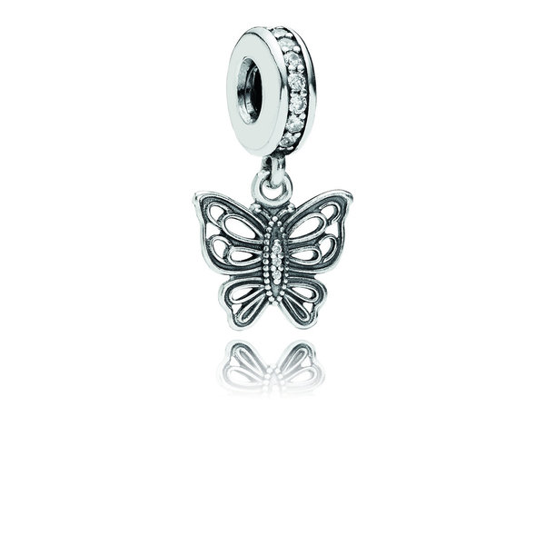 Pandora Element aus Silber - Vintage Schmetterling - 791255CZ