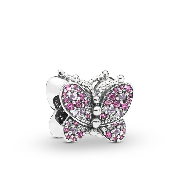 Pandora Charm "Dazzling Pink Butterfly" 797882NCCMX