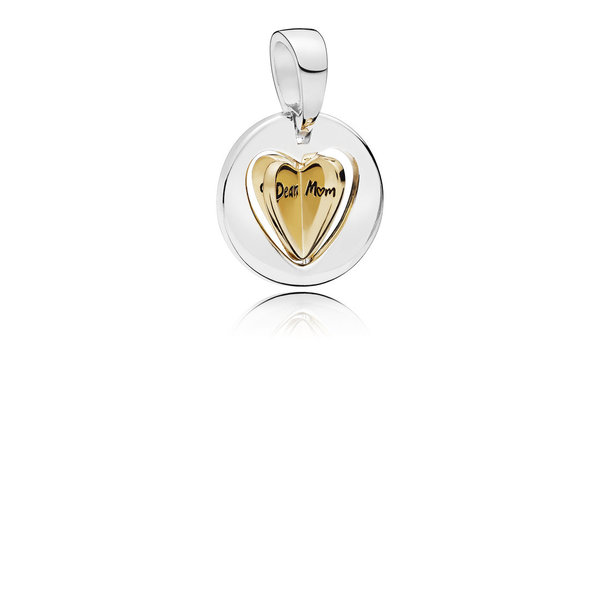 PANDORA SHINE Charm "Mum´s Golden Heart" 767774