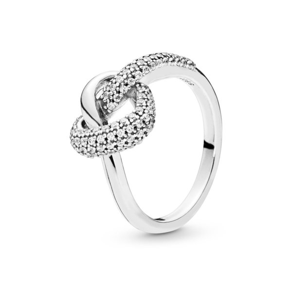 Pandora Ring "Knotted Heart" 198086CZ