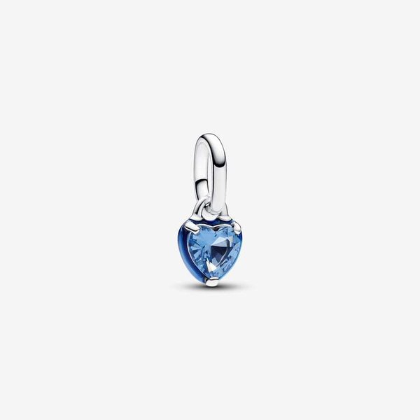 Pandora ME Blaues Chakra Herz Mini-Charm-Anhänger  793042C02